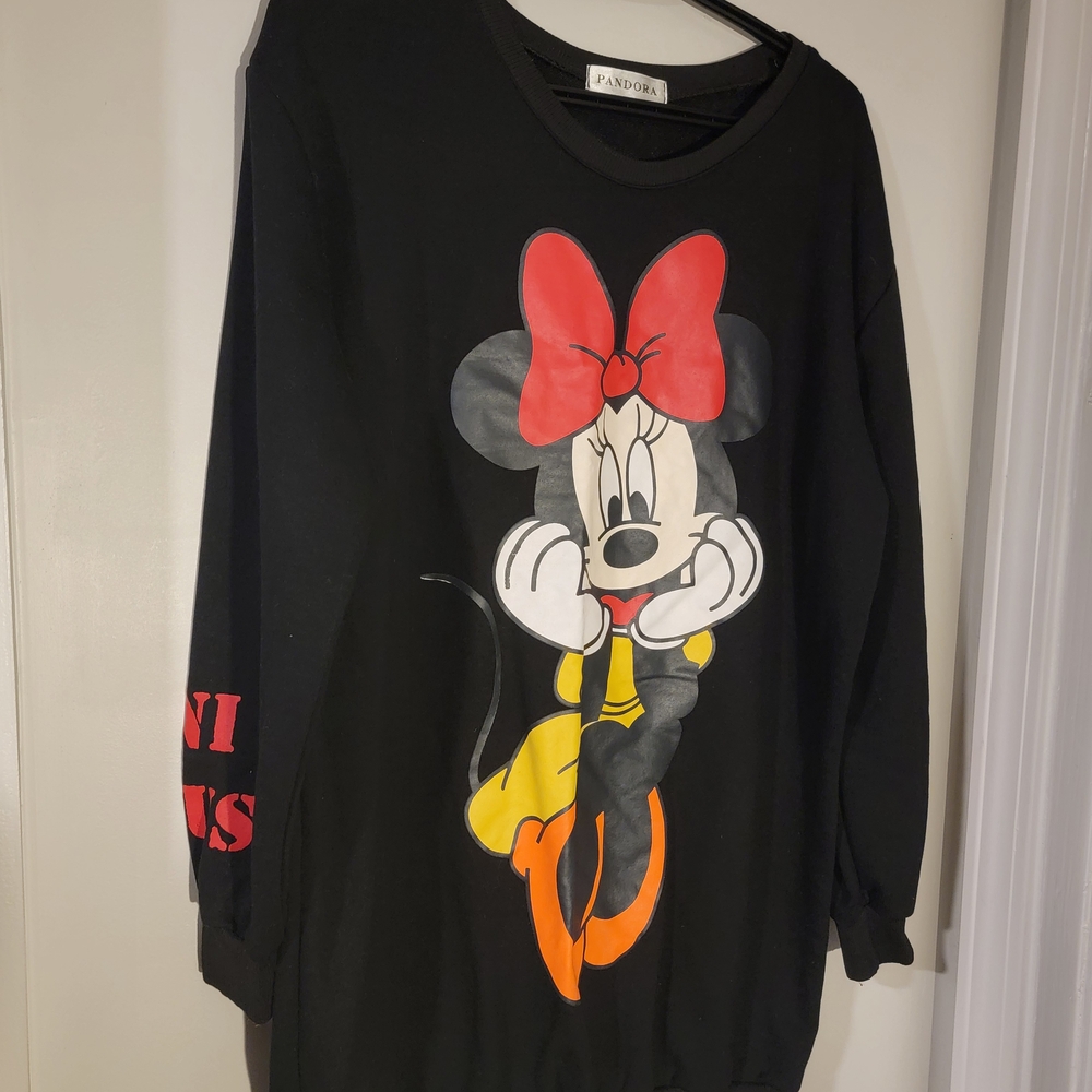 Pandora Women Minnie Mouse Black Shirt